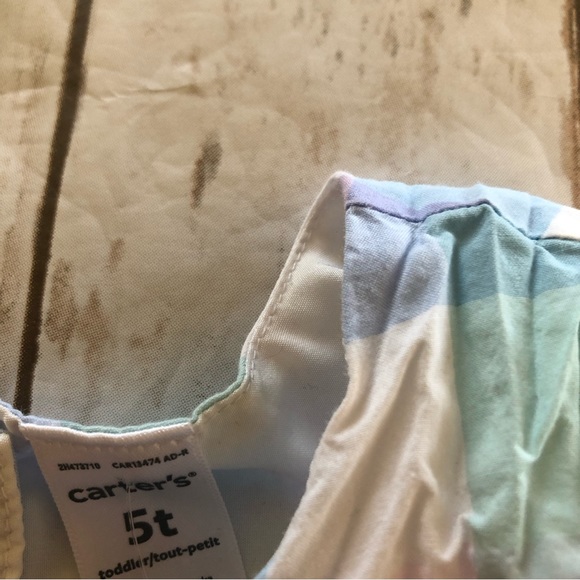 Carters pastel plaid dress - Picture 7 of 8